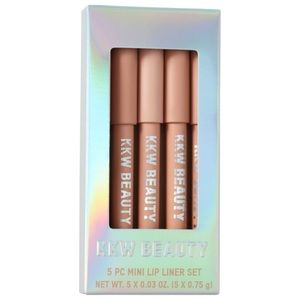 KKW Holiday 5 Pc Mini Lip Liner Set